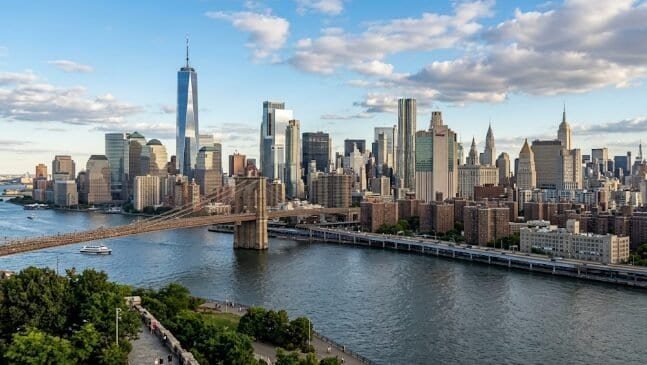 New York City Manhattan skyline view
