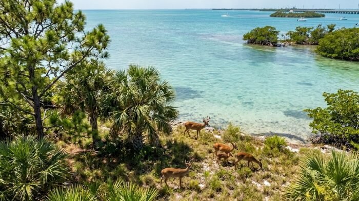 Key Deer wildlife in the Florida Keys near Big Pine Key