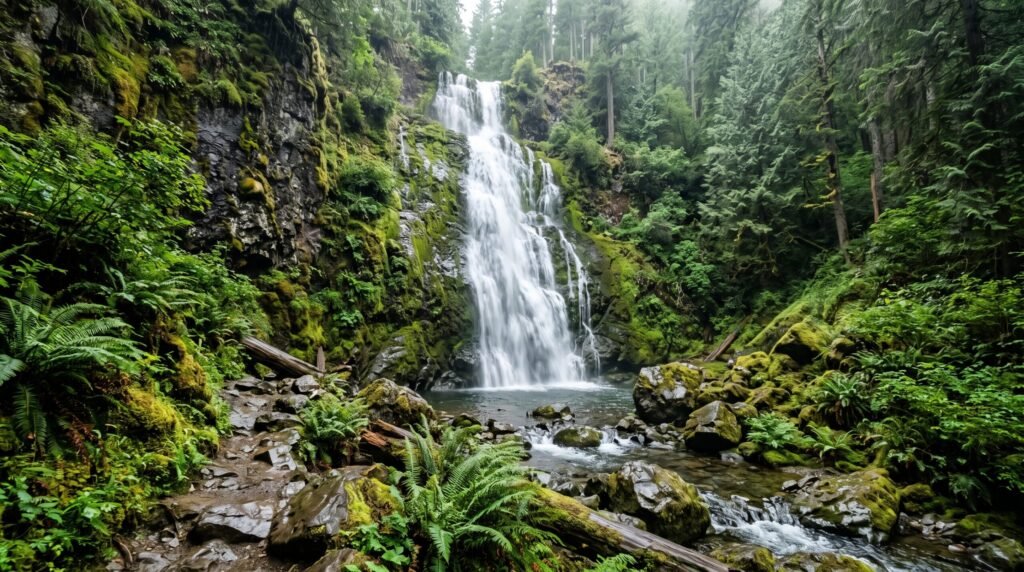 Columbia River Gorge, Oregon — Multnomah Falls